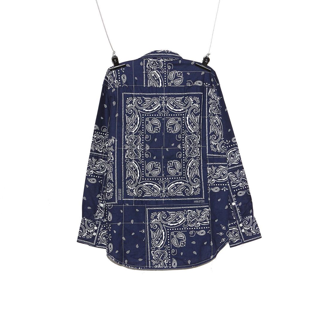 [Social Media] peaceminusonedotcom 2020-09-18 12:05:01 (KST) PMO® X MIYAGI HIDETAKA BANDANA SHIRTS #1 NAVY | #권지용 #PMO #GDragon - 5