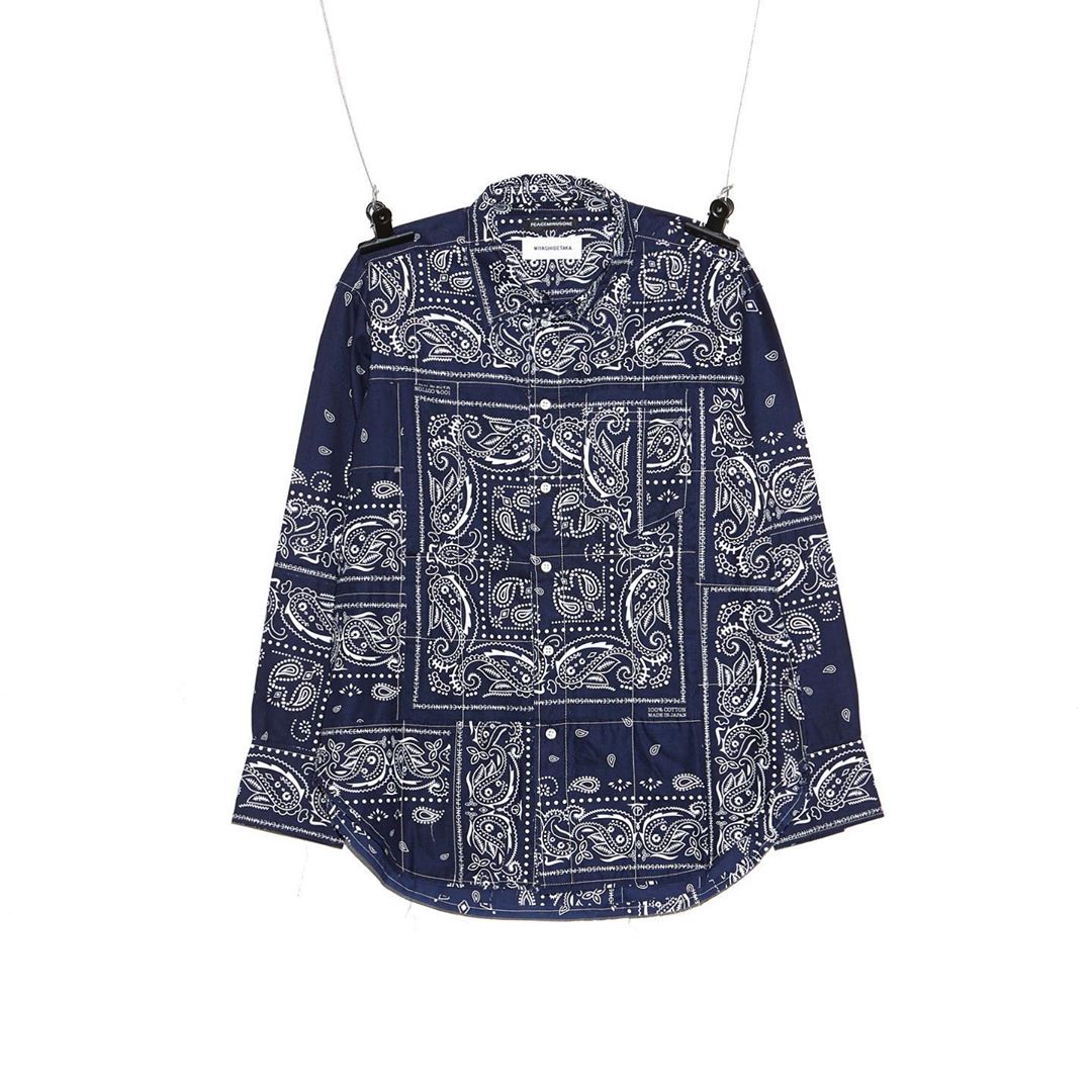 [Social Media] peaceminusonedotcom 2020-09-18 12:05:01 (KST) PMO® X MIYAGI HIDETAKA BANDANA SHIRTS #1 NAVY | #권지용 #PMO #GDragon