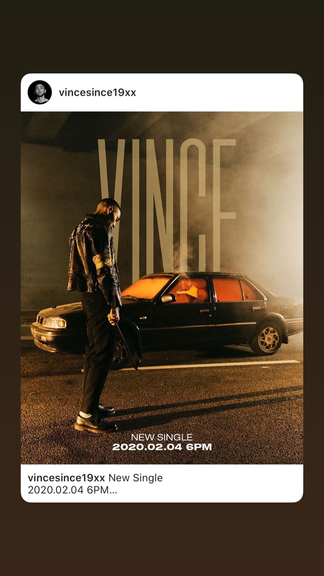 [Social Media] Taeyang Instagram Story Photo 2020-01-23 18:10:05 (KST) #태양 #Taeyang