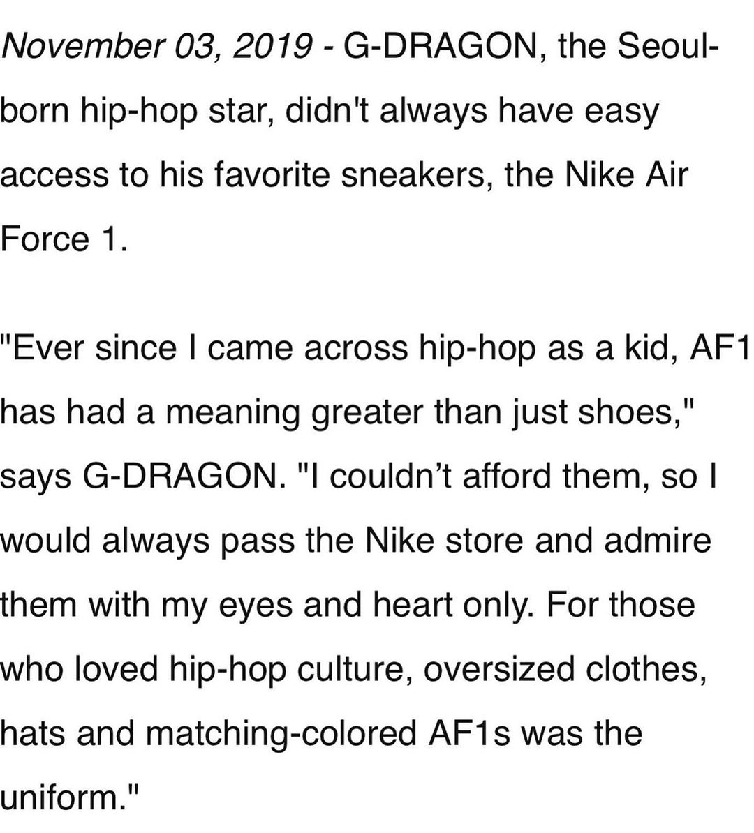 [Social Media] peaceminusonedotcom 2019-11-04 16:36:02 (KST) #παράνοιse #권지용 #PMO #GDragon