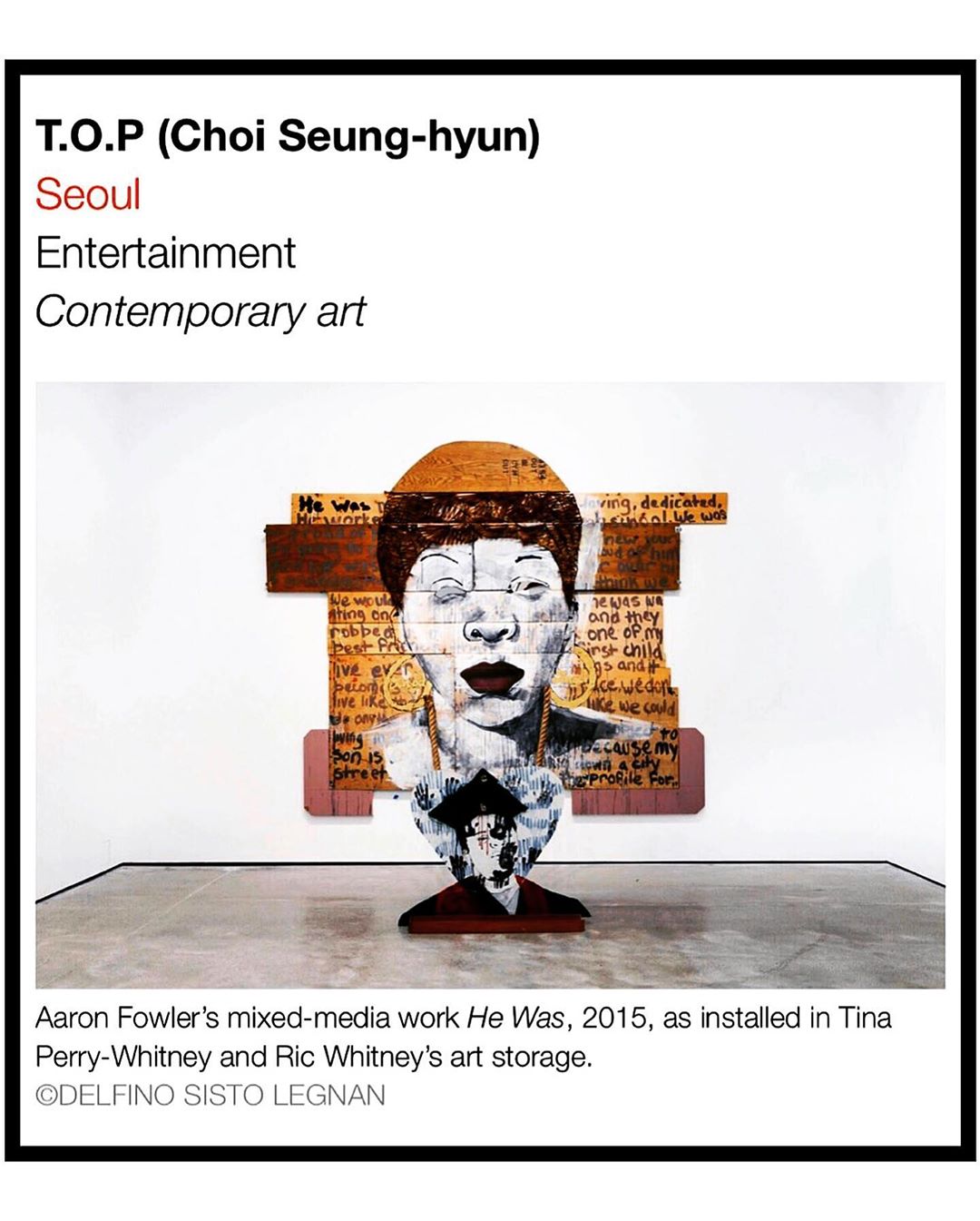 [Social Media] G-Dragon Instagram 2019-12-16 04:40:10 (KST) @artnews #Top200collectors… #권지용 #지용 #GDragon - 3