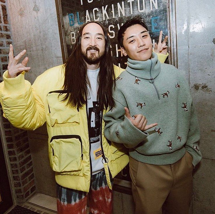 [Social Media] Seungri #승리 Instagram image Dec 18, 2017 10:59am (KST) この前 @steveaoki と東京でティータイム ️ #bluetree オープンおめでとう！渋谷にあるので沢山行って下さいね！ congratulations ur cafe