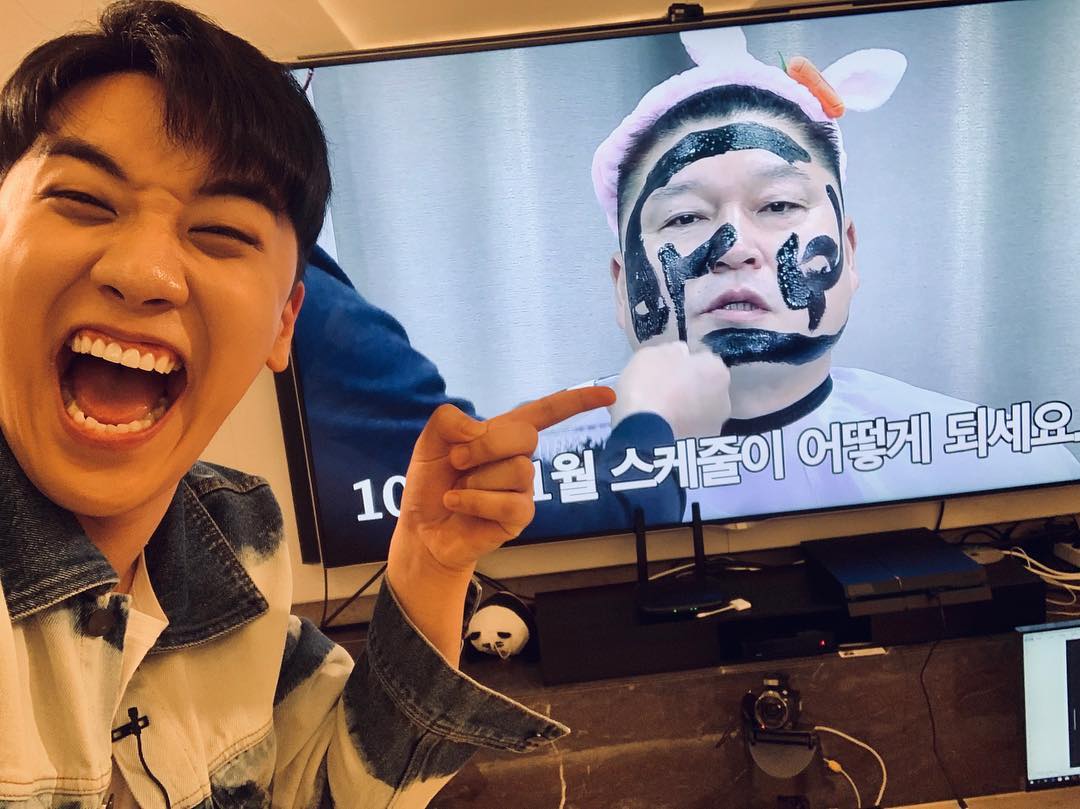 [Social Media] Seungri Instagram 2019-01-25 10:12:27 (KST) 드디어 나의 복수가 !!! #강호동 #강하대 #가로채널 #SBS 10연승 좌절 ! 첫번째 얼탁! 지금 바로 다시보기 해주세요! 일요일은 #런닝맨