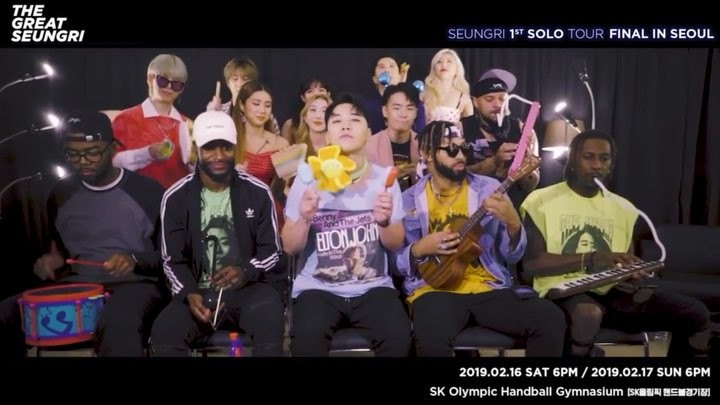[Social Media] Seungri Instagram 2019-01-15 15:53:21 (KST) #thegreatseungritour2019 #대한민국 #서울 떠나기전 여러분과 함께하는 마지막 추억 꼭 자리해주세요! #올림픽핸드볼경기장