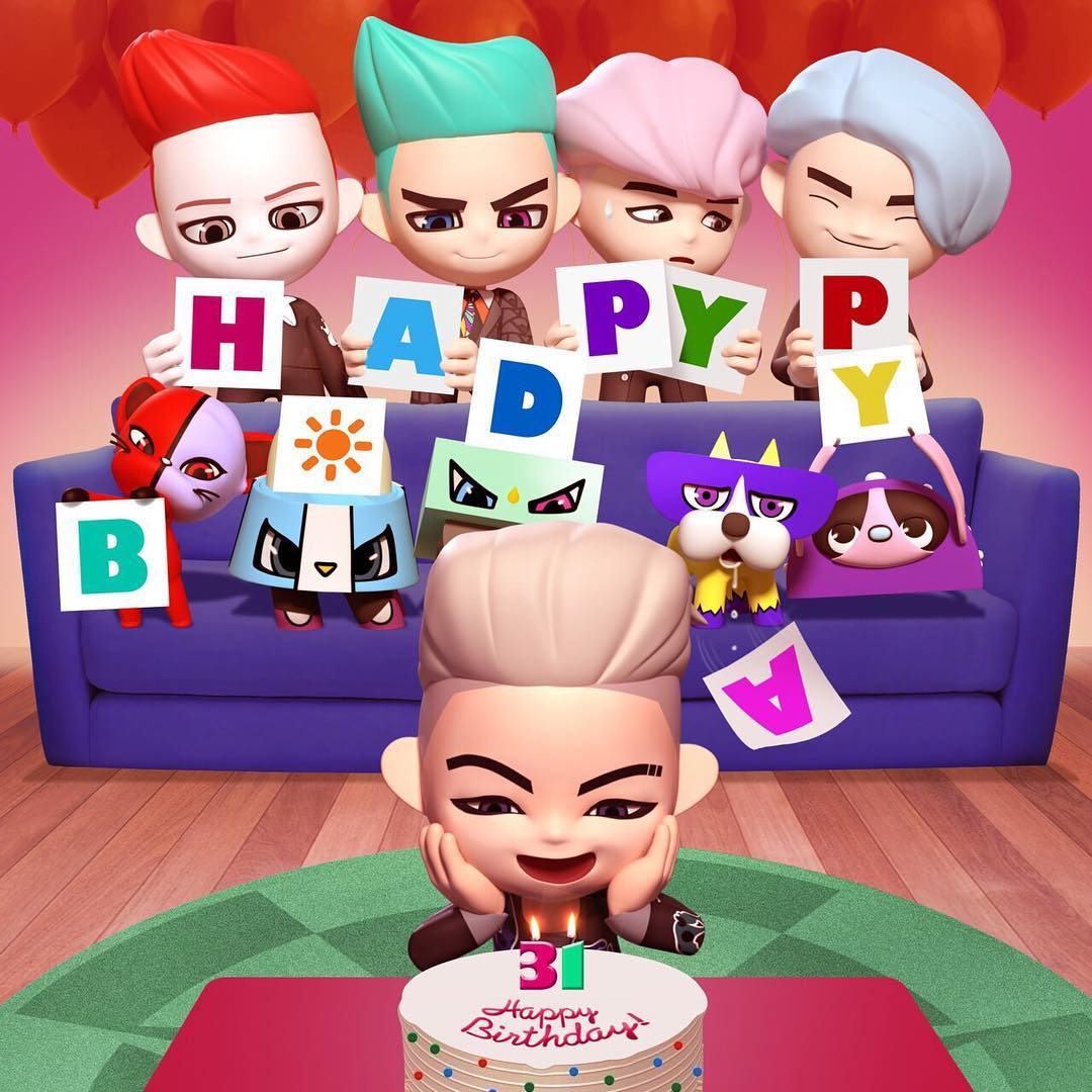 [Social Media] BIGBANG Go Blings Instagram Update 2018-05-18 11:00:14 (KST) 여기 보세요! 치즈~
#20180518 #19880518 #생일축하해 #HBD #SayCheese #침흘리는거누구 #눈치보는거누구
.
#BIGBANG #GOBLINGS #TAEYANG #빅뱅 #고블링즈 #태양 ... #빅뱅 #BBMusic