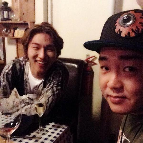Daesung with Lee Kyungjoon from YG Instagram 20140917