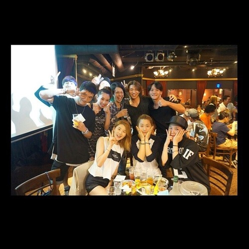 Heo_junseons Instagram update 20140729: Daesung and his dancers....