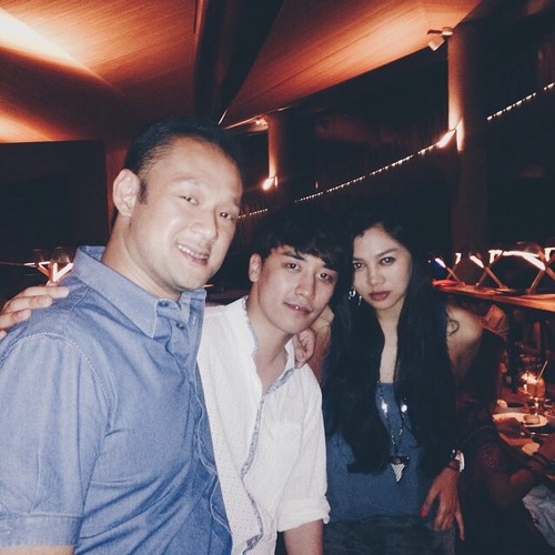Earn Chen Instagram 20140818: Dinner with @senghooong...
