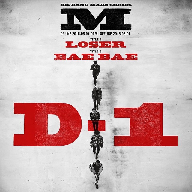 [Photo] Taeyang and G-Dragon Instagram Update April 30, 2015: D-1