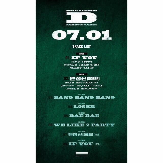 [Photo] G-Dragon Instagram update 2015-06-29